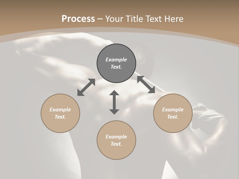 Portrait Lifestyle Model PowerPoint Template