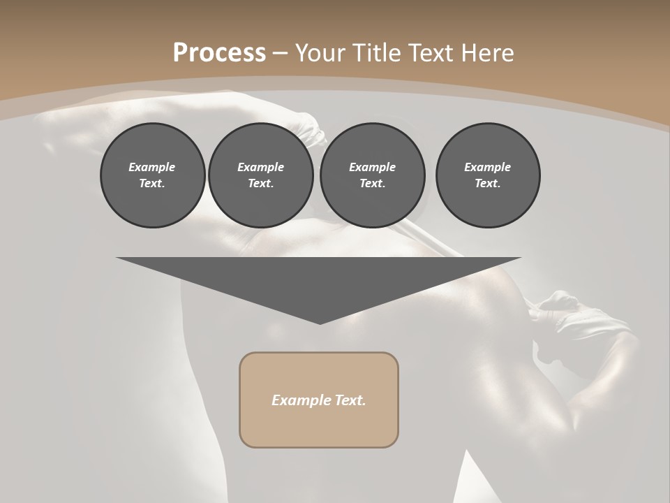Portrait Lifestyle Model PowerPoint Template