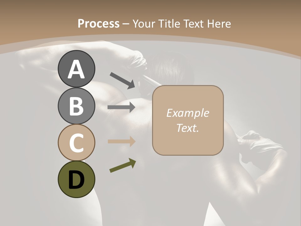 Portrait Lifestyle Model PowerPoint Template
