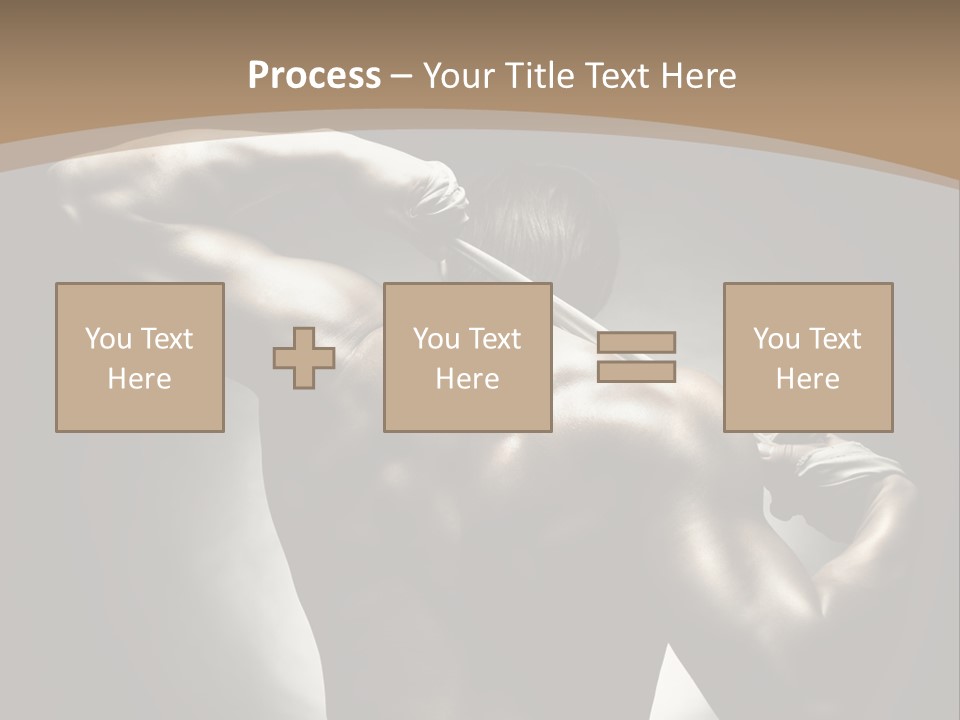 Portrait Lifestyle Model PowerPoint Template