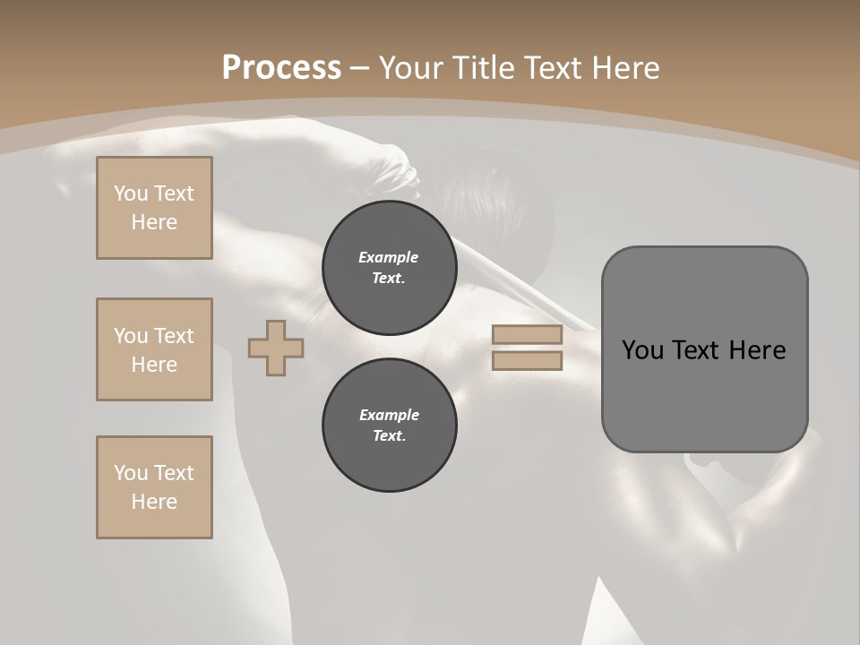 Portrait Lifestyle Model PowerPoint Template