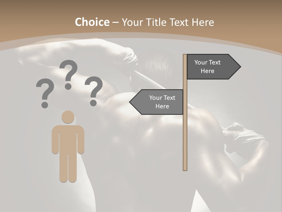 Portrait Lifestyle Model PowerPoint Template