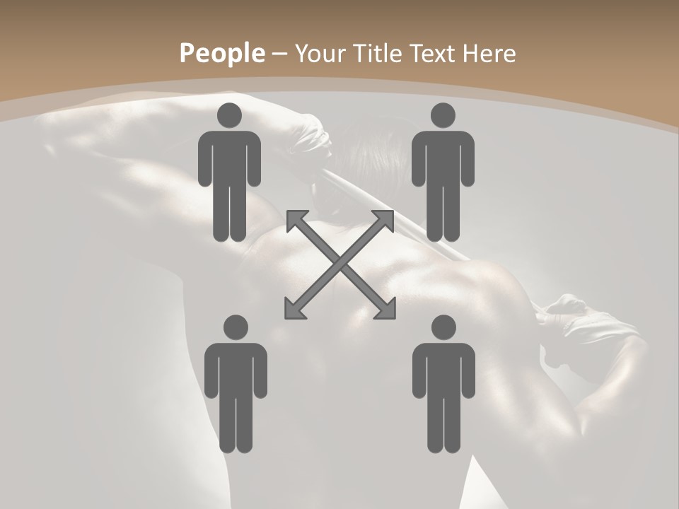 Portrait Lifestyle Model PowerPoint Template