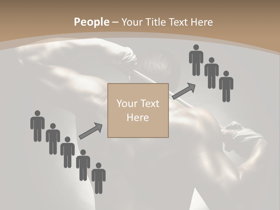 Portrait Lifestyle Model PowerPoint Template