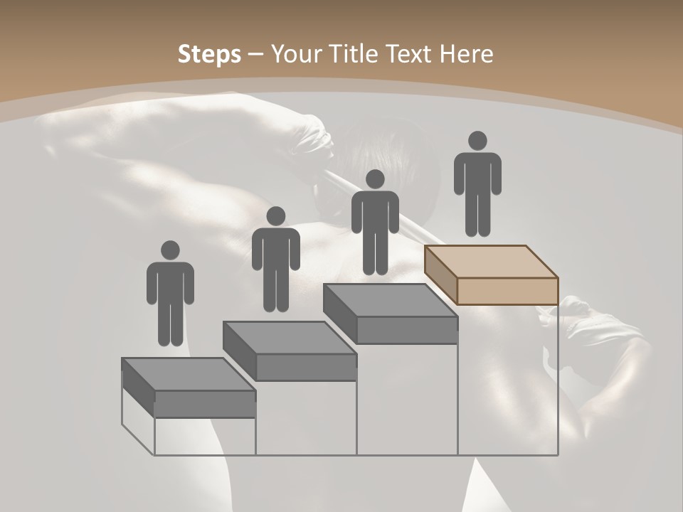 Portrait Lifestyle Model PowerPoint Template