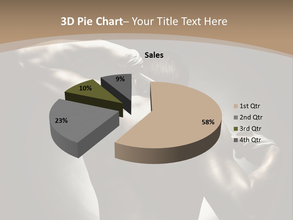 Portrait Lifestyle Model PowerPoint Template