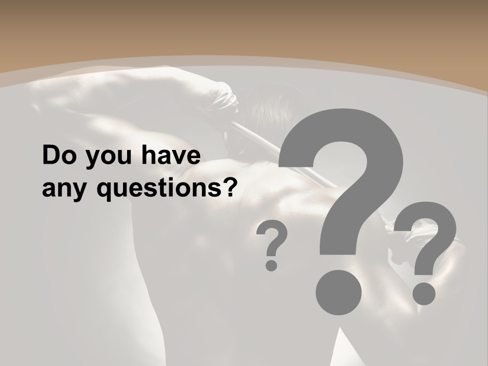 Portrait Lifestyle Model PowerPoint Template