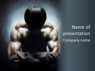 Strength Young Art PowerPoint Template