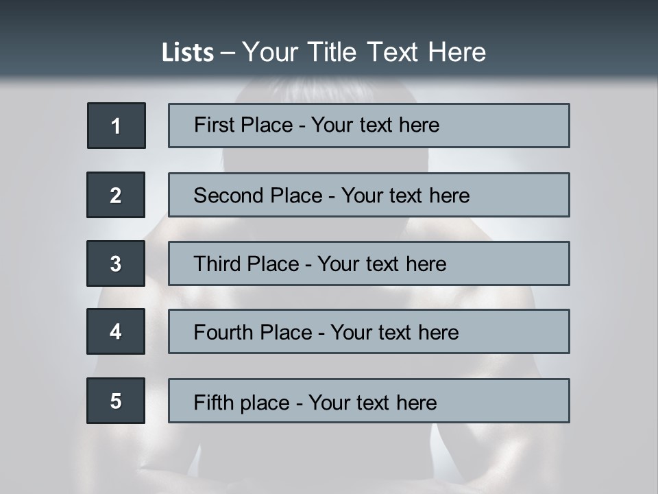 Strength Young Art PowerPoint Template