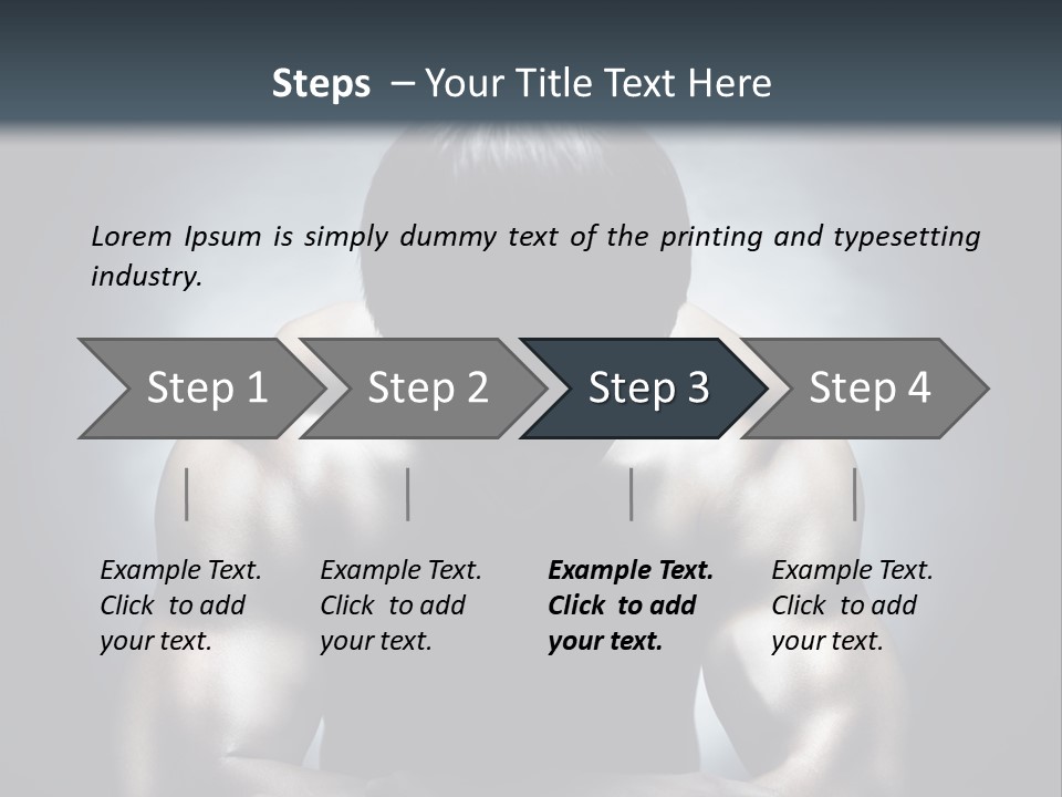 Strength Young Art PowerPoint Template