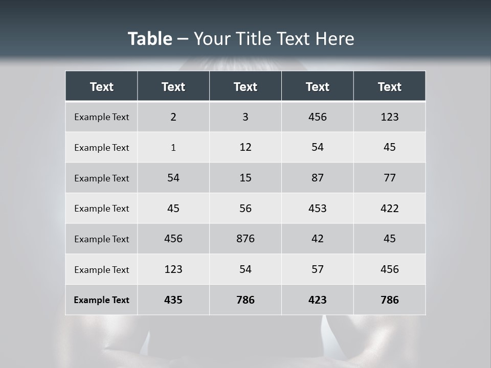 Strength Young Art PowerPoint Template