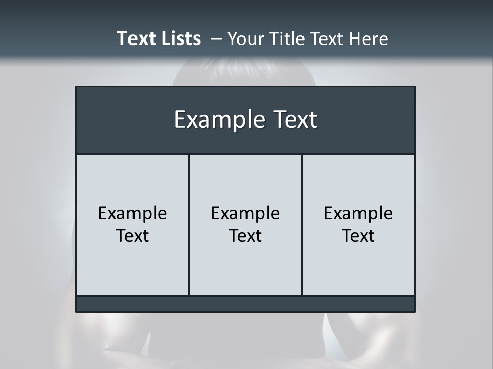 Strength Young Art PowerPoint Template