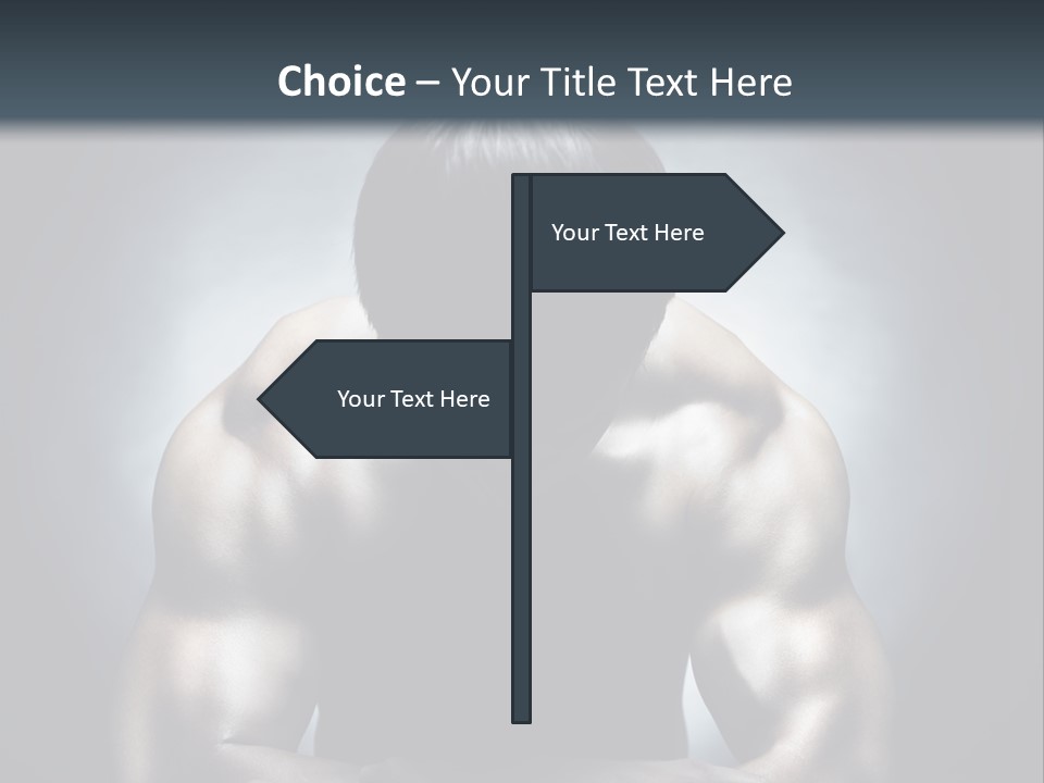 Strength Young Art PowerPoint Template