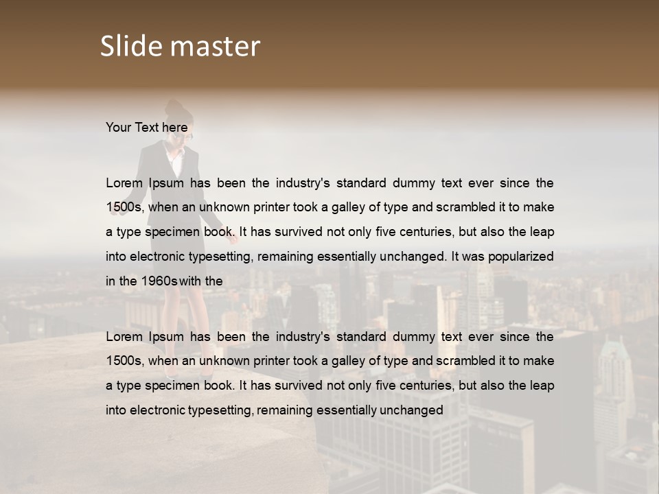 York Outdoor City PowerPoint Template