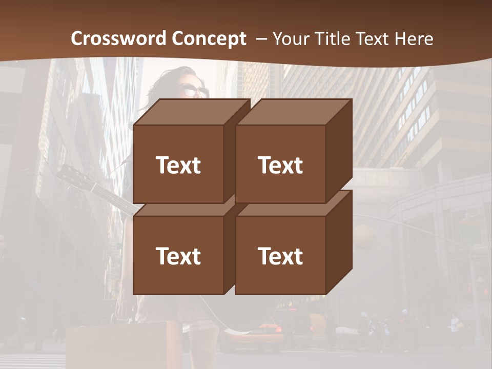 Musician Outdoor Guitar PowerPoint Template