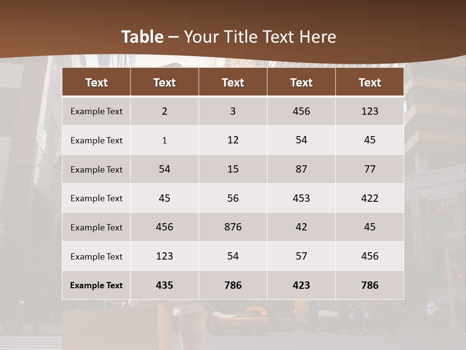 Musician Outdoor Guitar PowerPoint Template