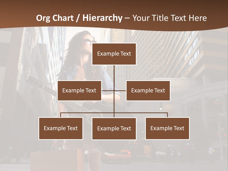 Musician Outdoor Guitar PowerPoint Template