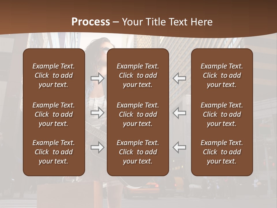 Musician Outdoor Guitar PowerPoint Template