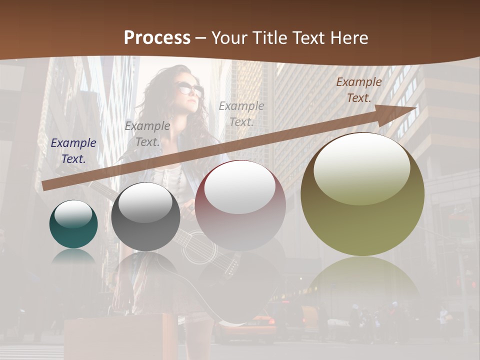 Musician Outdoor Guitar PowerPoint Template