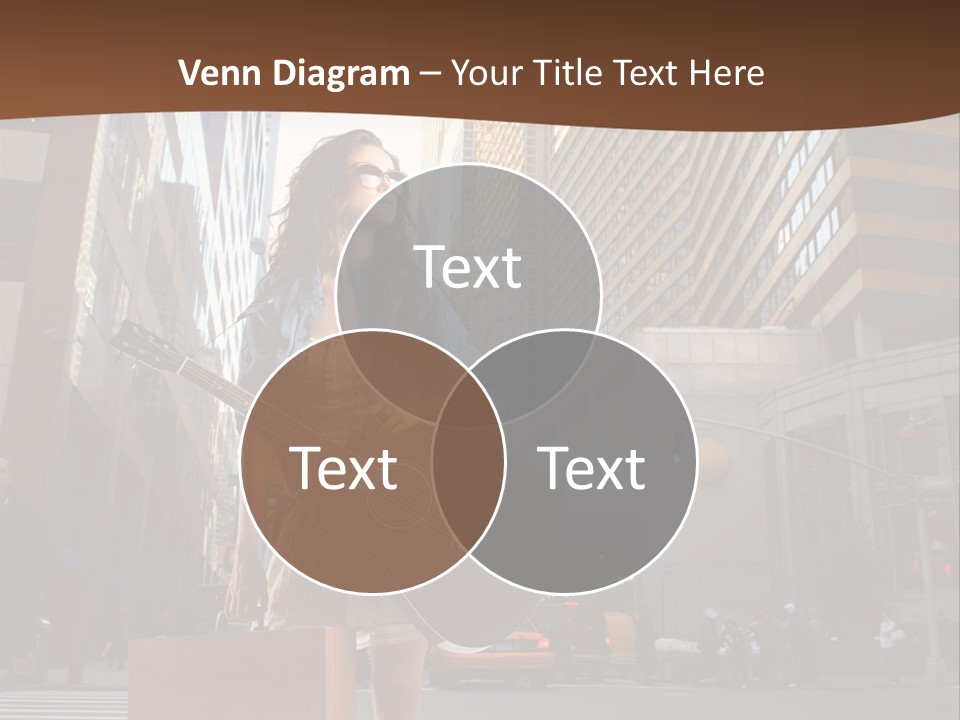 Musician Outdoor Guitar PowerPoint Template