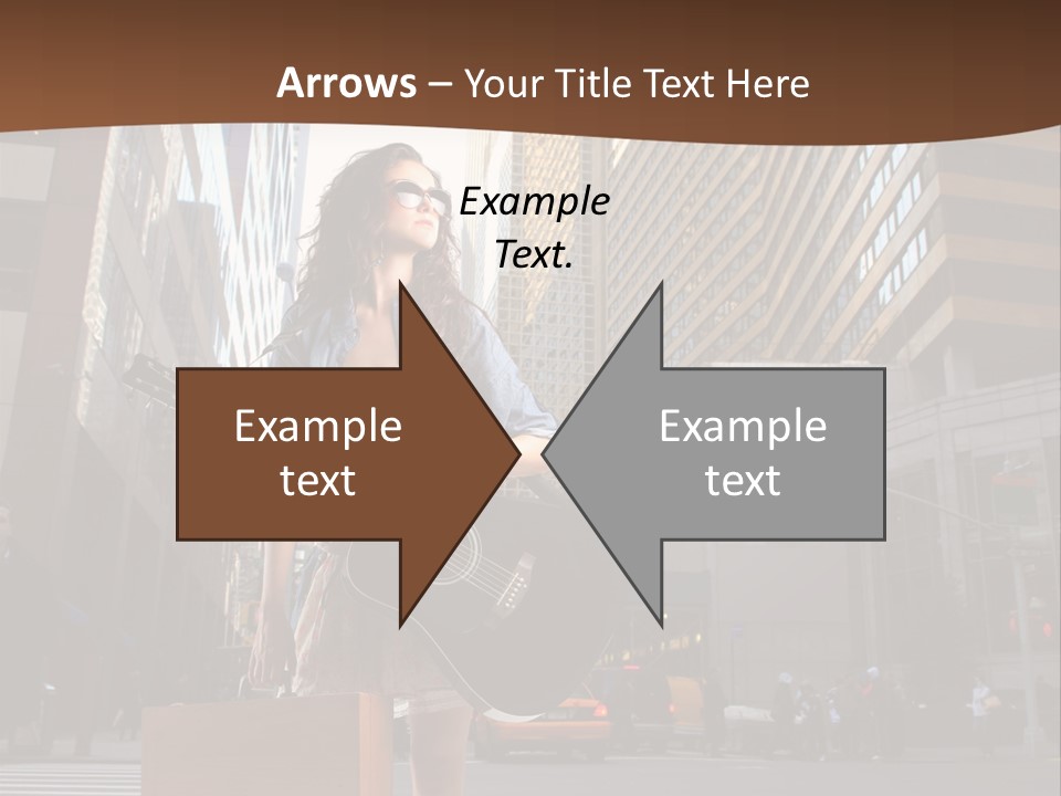 Musician Outdoor Guitar PowerPoint Template