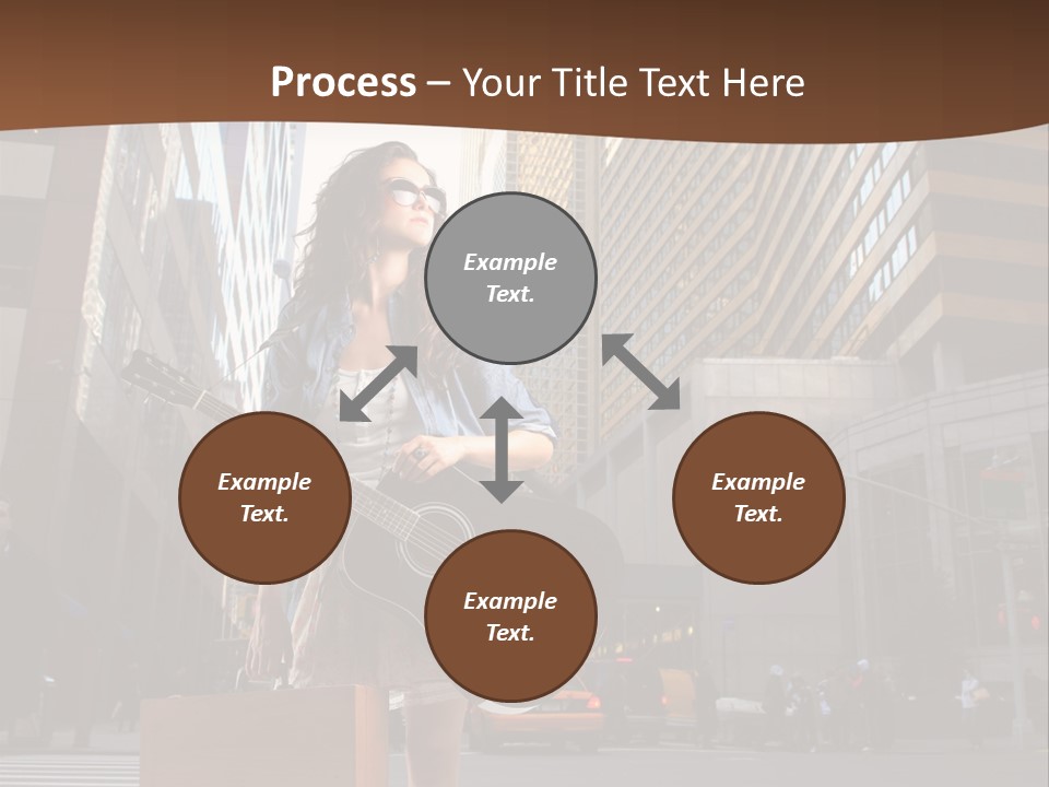Musician Outdoor Guitar PowerPoint Template