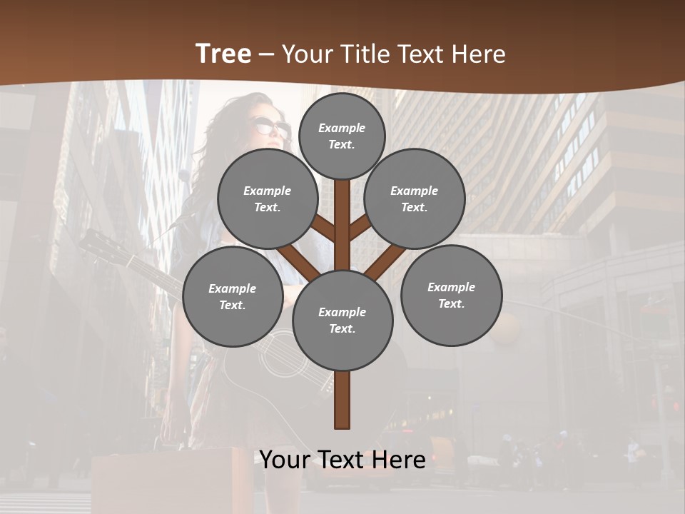 Musician Outdoor Guitar PowerPoint Template