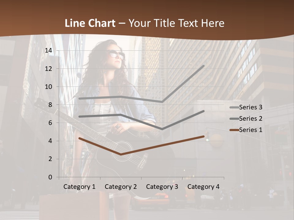 Musician Outdoor Guitar PowerPoint Template