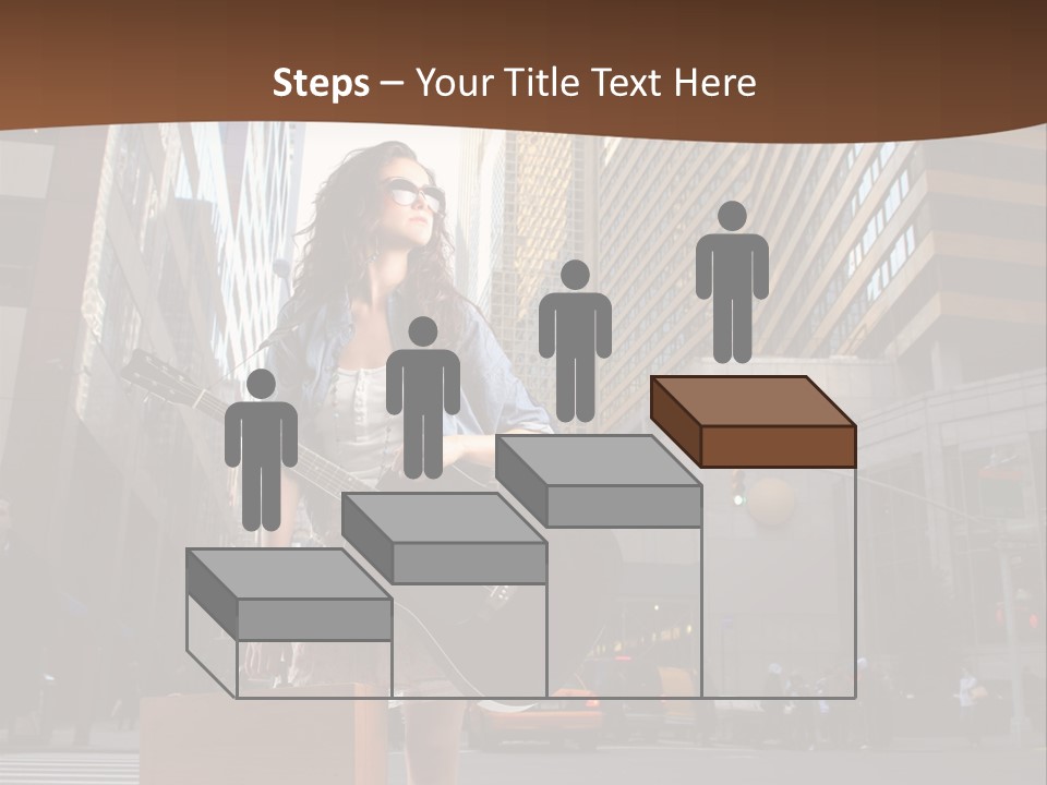 Musician Outdoor Guitar PowerPoint Template