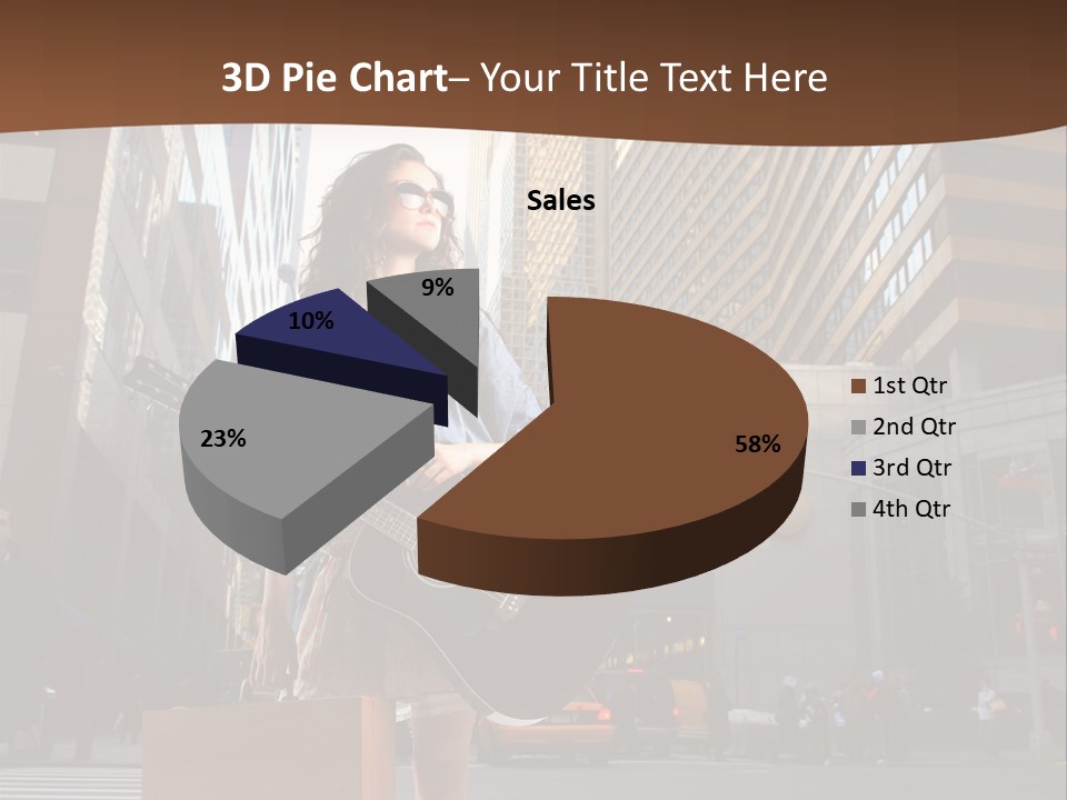 Musician Outdoor Guitar PowerPoint Template