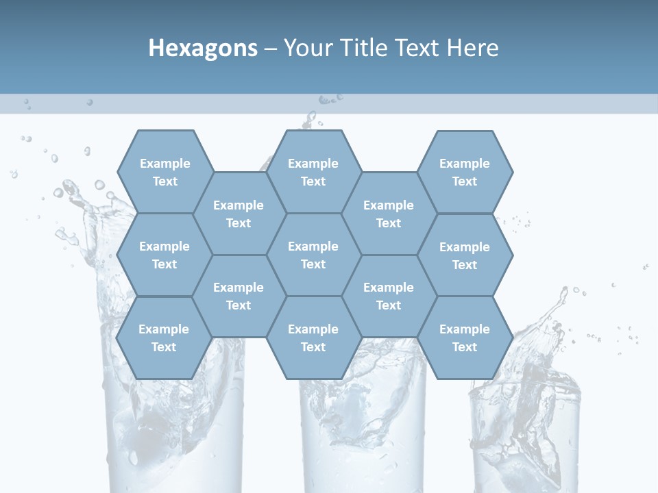 Light Cube Water PowerPoint Template