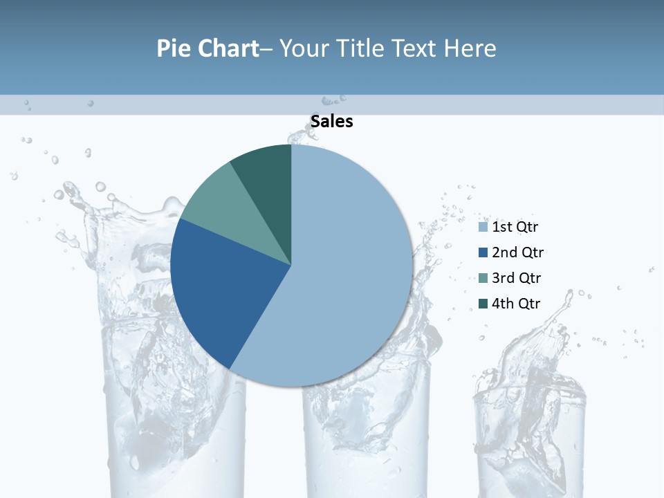 Light Cube Water PowerPoint Template