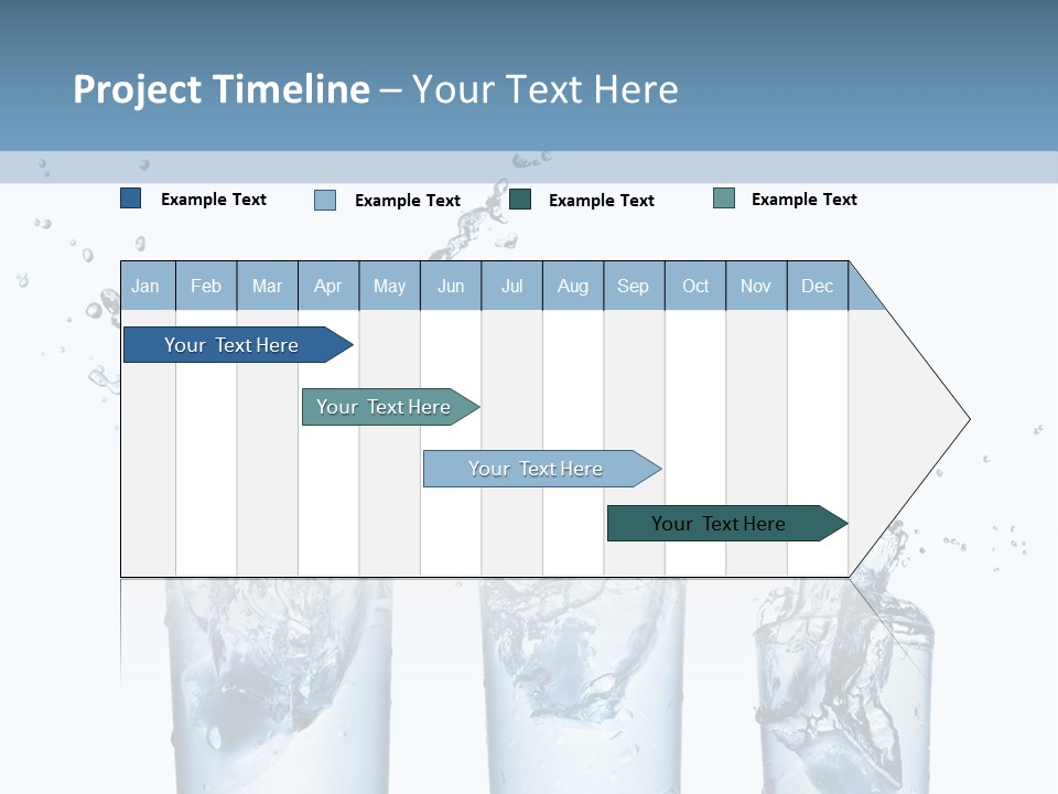 Light Cube Water PowerPoint Template