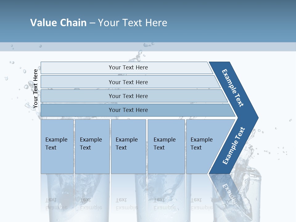 Light Cube Water PowerPoint Template