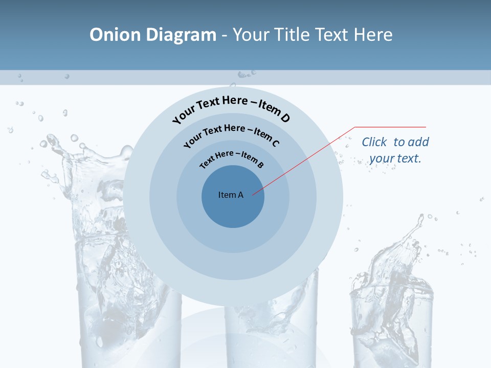 Light Cube Water PowerPoint Template