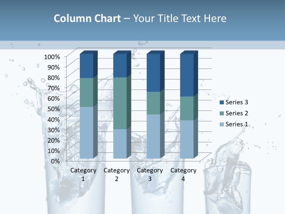 Light Cube Water PowerPoint Template