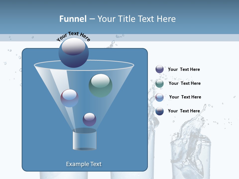 Light Cube Water PowerPoint Template
