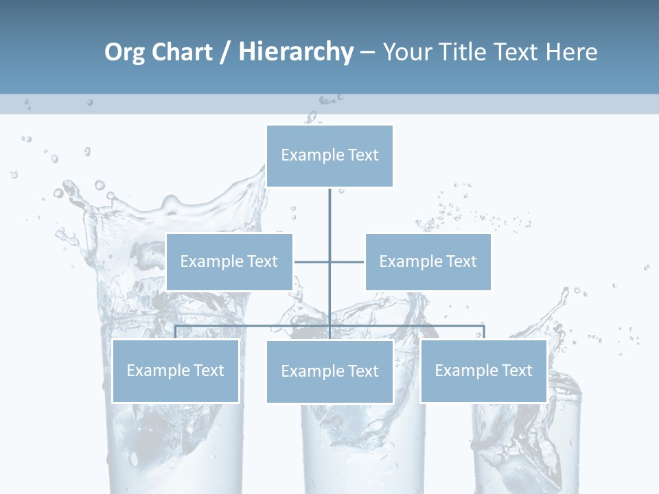 Light Cube Water PowerPoint Template