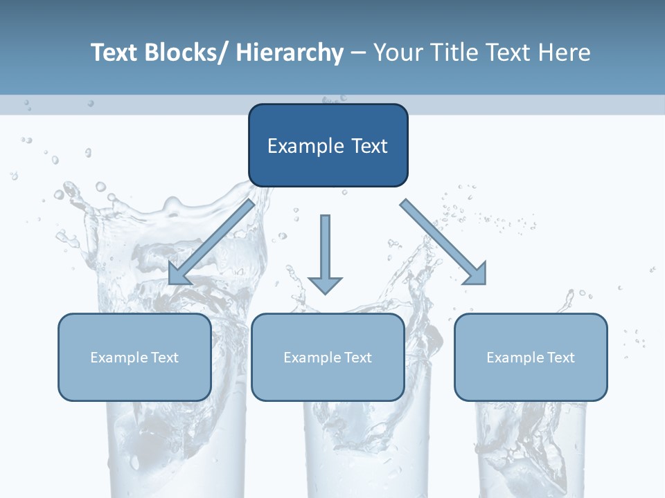 Light Cube Water PowerPoint Template