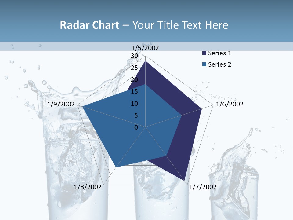 Light Cube Water PowerPoint Template