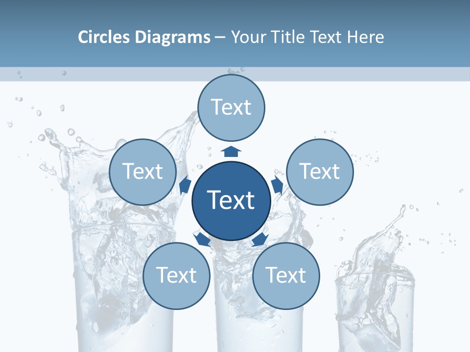 Light Cube Water PowerPoint Template