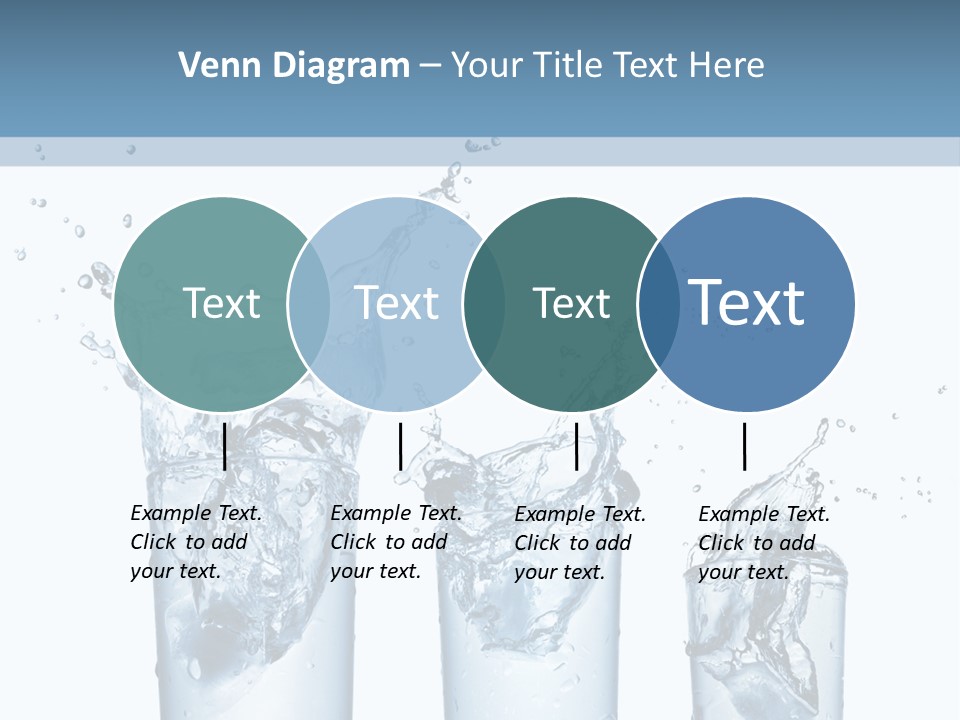 Light Cube Water PowerPoint Template