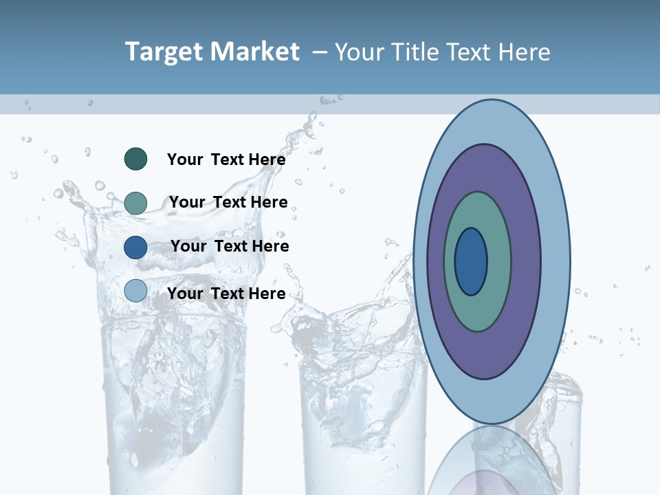 Light Cube Water PowerPoint Template