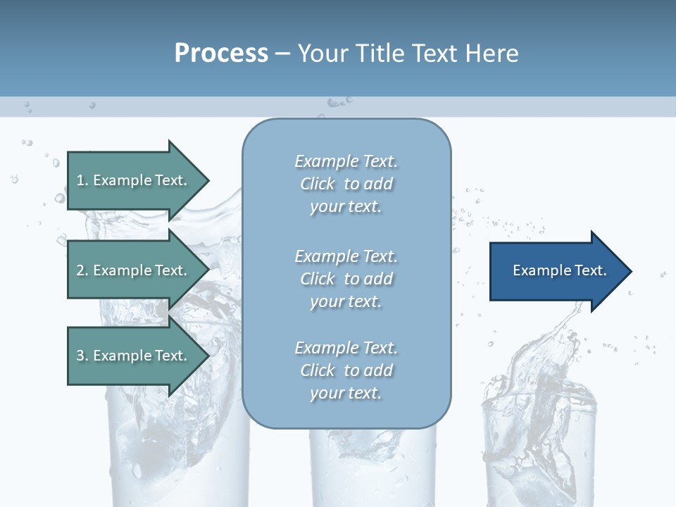 Light Cube Water PowerPoint Template