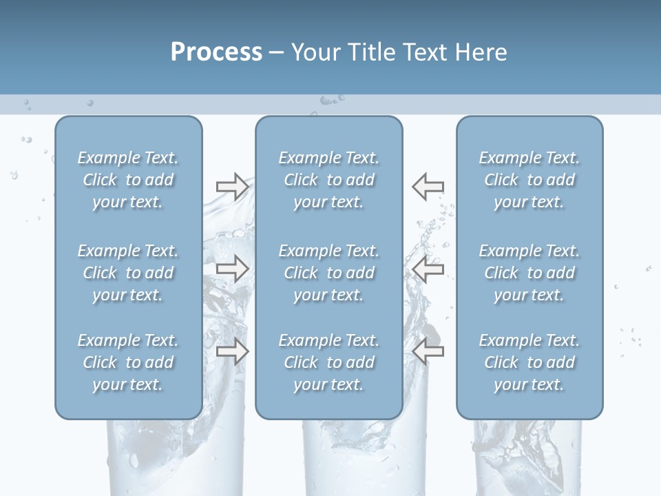 Light Cube Water PowerPoint Template