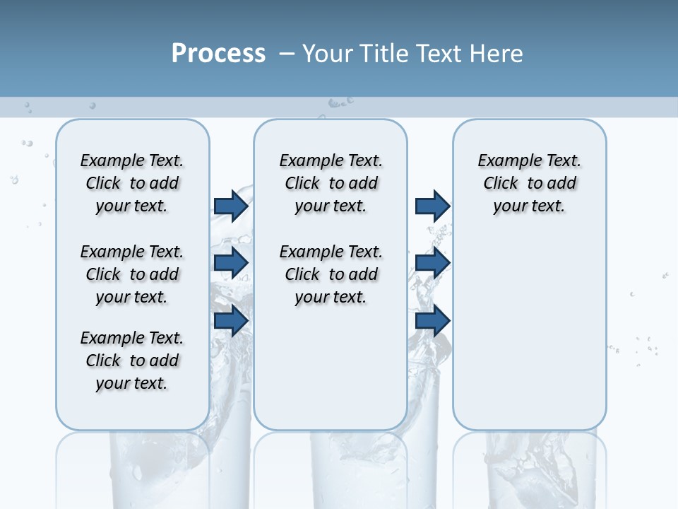 Light Cube Water PowerPoint Template
