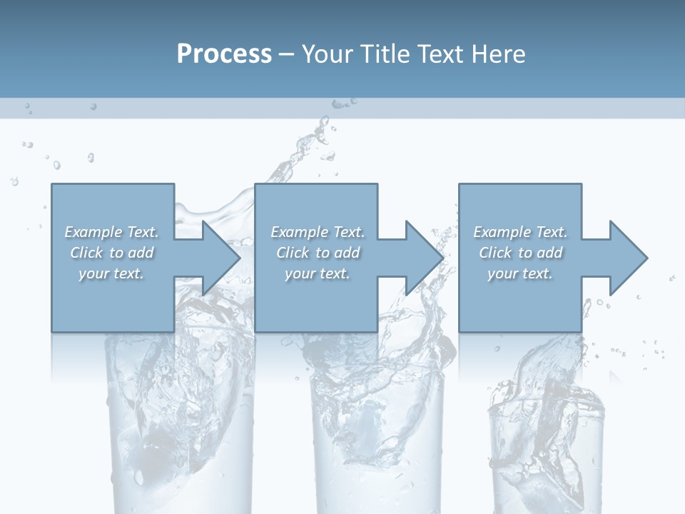 Light Cube Water PowerPoint Template