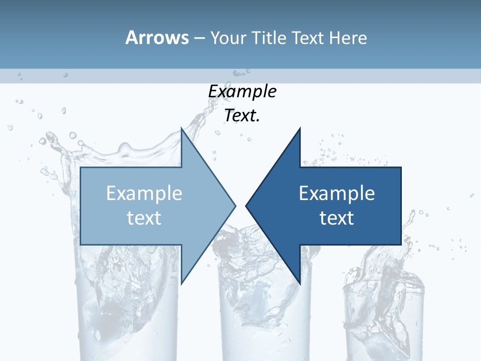 Light Cube Water PowerPoint Template