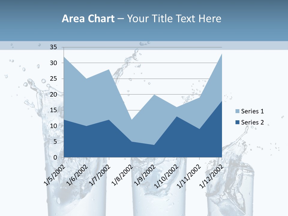 Light Cube Water PowerPoint Template
