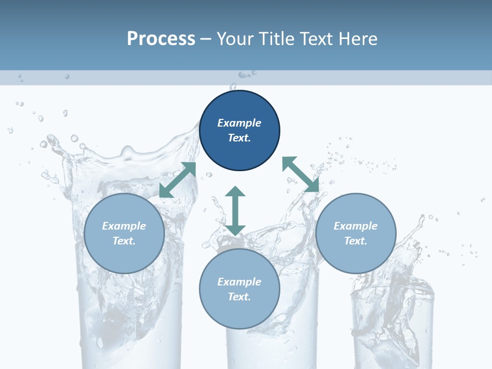 Light Cube Water PowerPoint Template